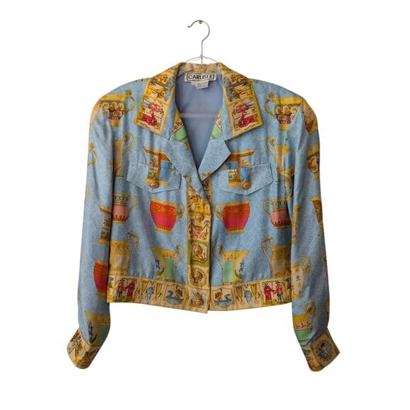 Carlisle Jackets & Blazers - Carlisle Vintage Silk Jacket